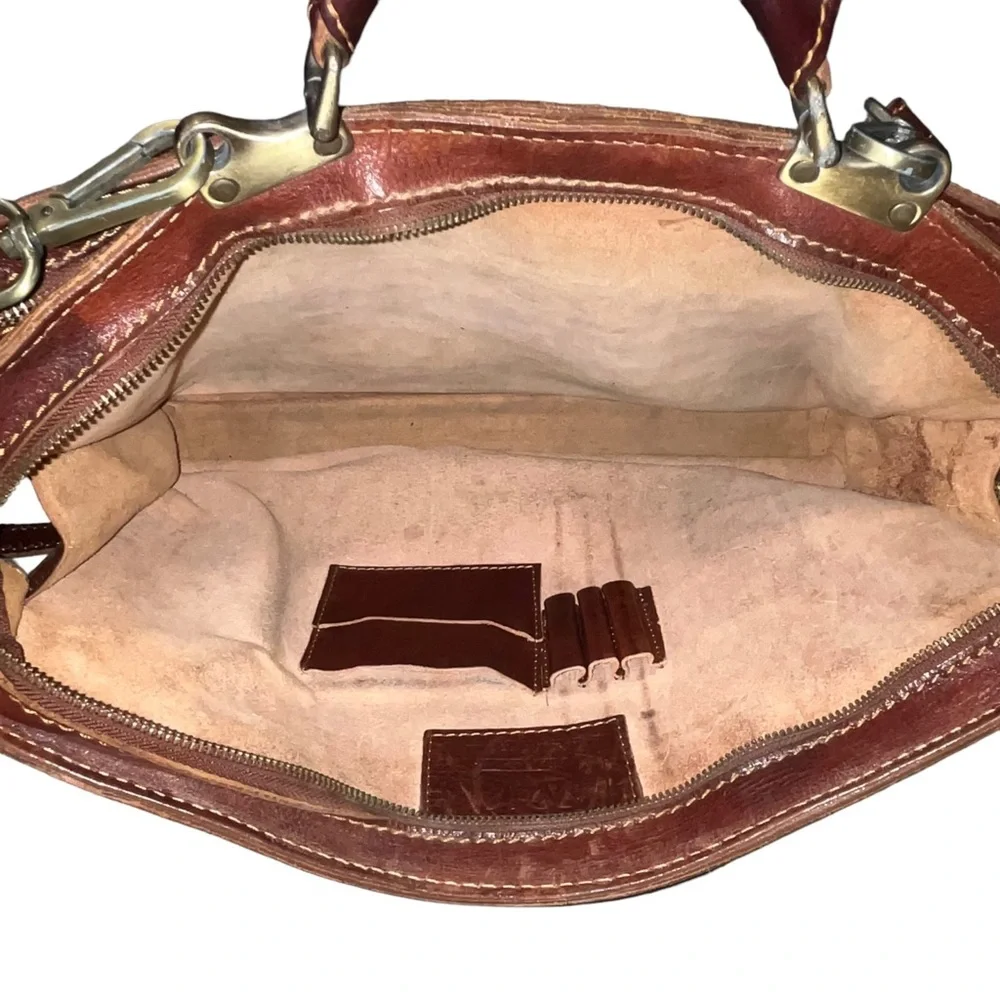 Tuscany Leather Brown Venezia Briefcase Bag